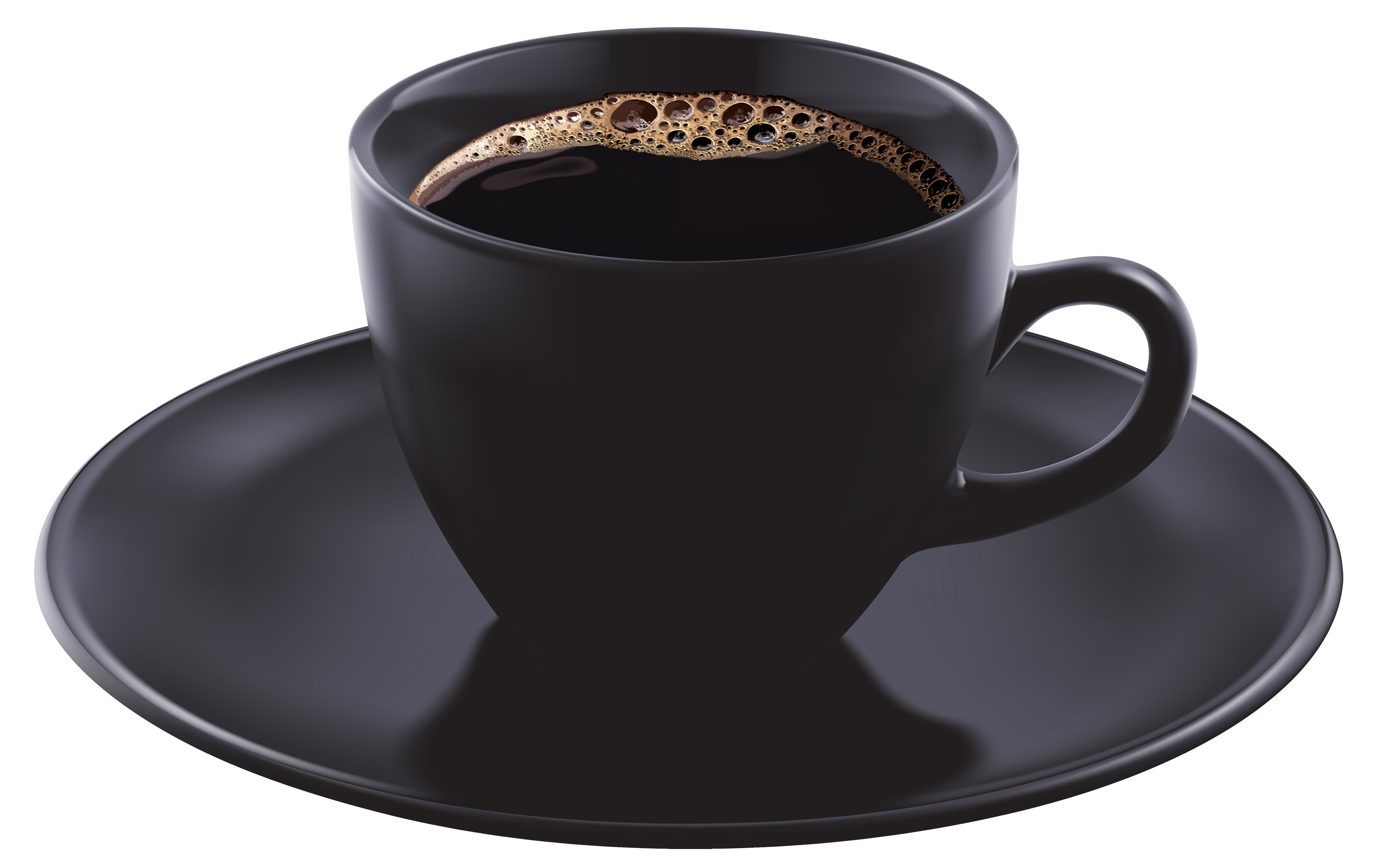 Eine dampfende Kaffeetasse